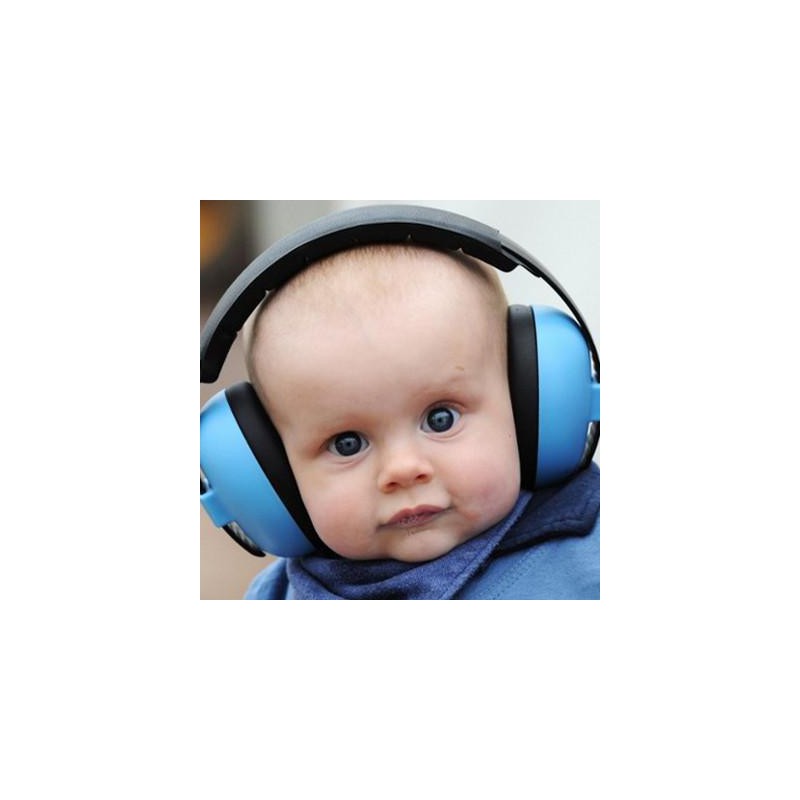 BANZ Mini baba hallásvédő fülvédő 3 hónapos kortól kék