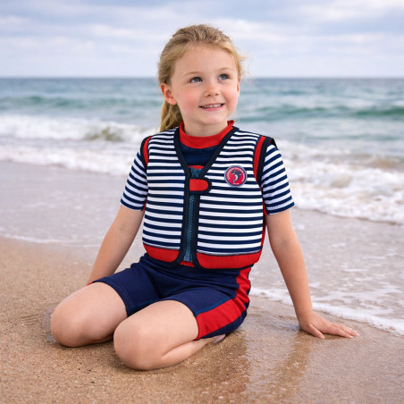 Konfidence gyermek úszómellény - HAMPTONS NAVY STRIPE